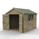 Forest Garden Modular Apex Shed (10x8) Double Door 3062 x 2518 x 2412mm Forest Garden Modular Apex Shed (10x8) Double Door 3062 x 2518 x 2412mm